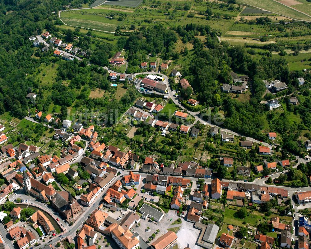 Luftaufnahme Weingarten (Baden) - Wohngebiet der Mehrfamilienhaussiedlung in Weingarten (Baden) im Bundesland Baden-Württemberg, Deutschland