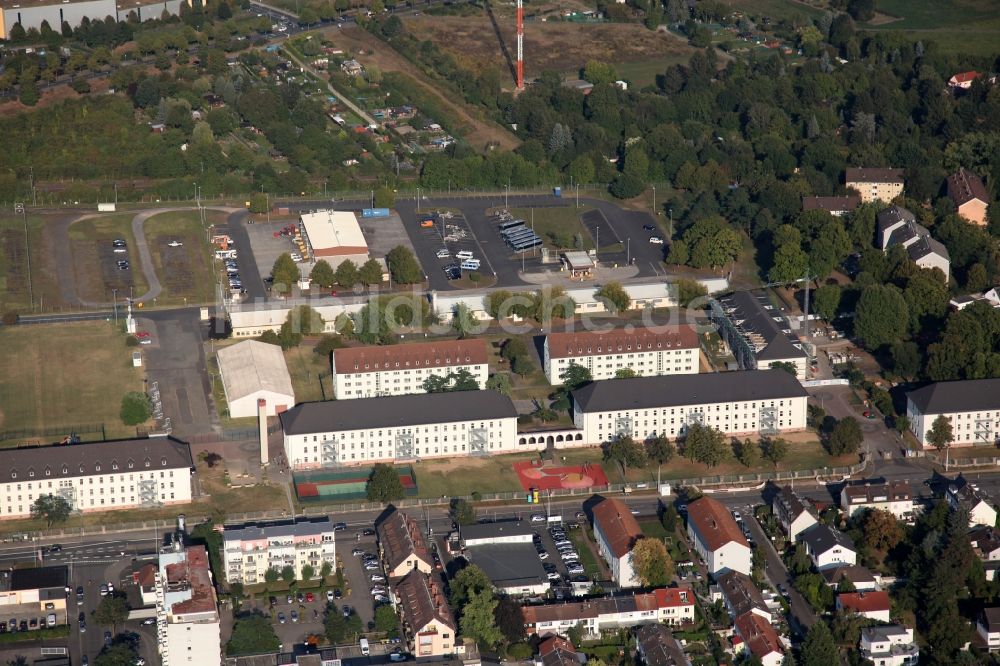 Luftbild Wiesbaden - Wohngebiet einer Mehrfamilienhaussiedlung in Wiesbaden im Bundesland Hessen