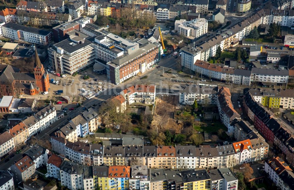 Luftbild Witten - Wohngebiet einer Mehrfamilienhaussiedlung in Witten im Bundesland Nordrhein-Westfalen