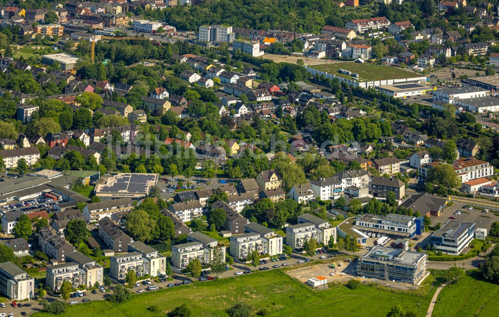 Luftaufnahme Witten - Wohngebiet der Mehrfamilienhaussiedlung in Witten im Bundesland Nordrhein-Westfalen, Deutschland