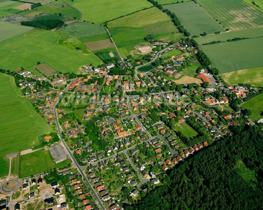 Luftbild Ziethen - Wohngebiet der Mehrfamilienhaussiedlung in Ziethen im Bundesland Schleswig-Holstein, Deutschland