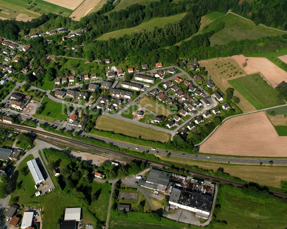 Öflingen aus der Vogelperspektive: Wohngebiet - Mischbebauung der Mehr- und Einfamilienhaussiedlung in Öflingen im Bundesland Baden-Württemberg, Deutschland