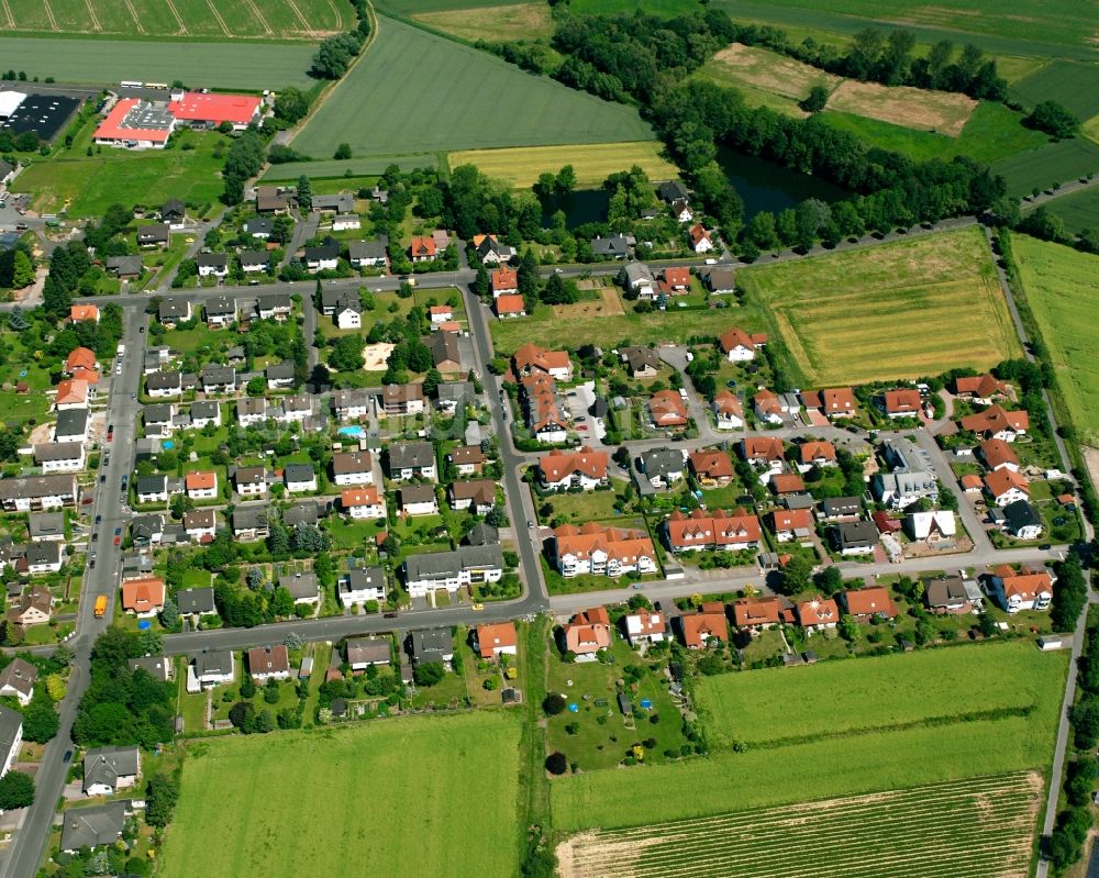 Luftaufnahme Gimte - Wohngebiet - Mischbebauung der Mehr- und Einfamilienhaussiedlung in Gimte im Bundesland Niedersachsen, Deutschland