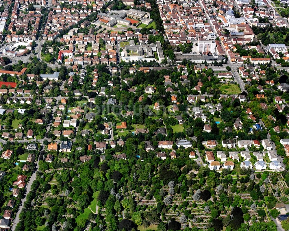 Luftbild Heilbronn - Wohngebiet - Mischbebauung der Mehr- und Einfamilienhaussiedlung in Heilbronn im Bundesland Baden-Württemberg, Deutschland