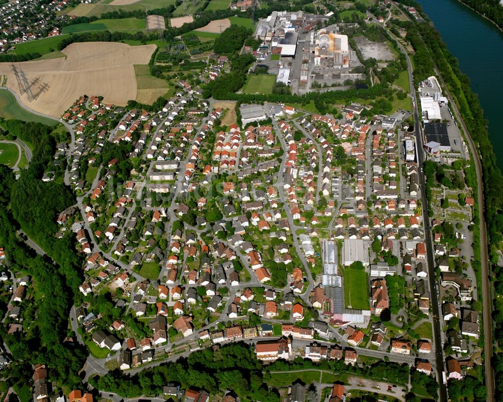 Luftbild Kaistenberg - Wohngebiet - Mischbebauung der Mehr- und Einfamilienhaussiedlung in Kaistenberg im Bundesland Baden-Württemberg, Deutschland