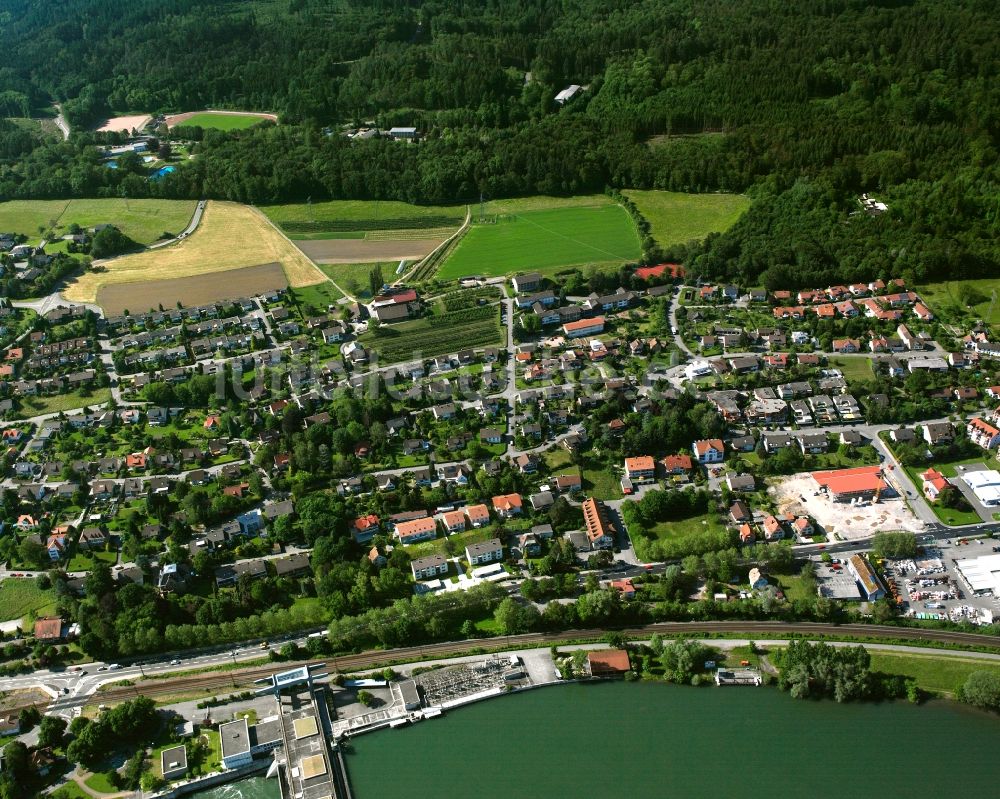 Rippolingen von oben - Wohngebiet - Mischbebauung der Mehr- und Einfamilienhaussiedlung in Rippolingen im Bundesland Baden-Württemberg, Deutschland