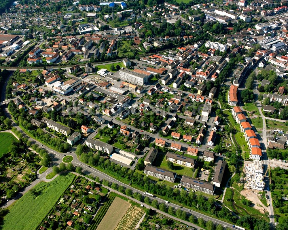 Luftbild Rippolingen - Wohngebiet - Mischbebauung der Mehr- und Einfamilienhaussiedlung in Rippolingen im Bundesland Baden-Württemberg, Deutschland