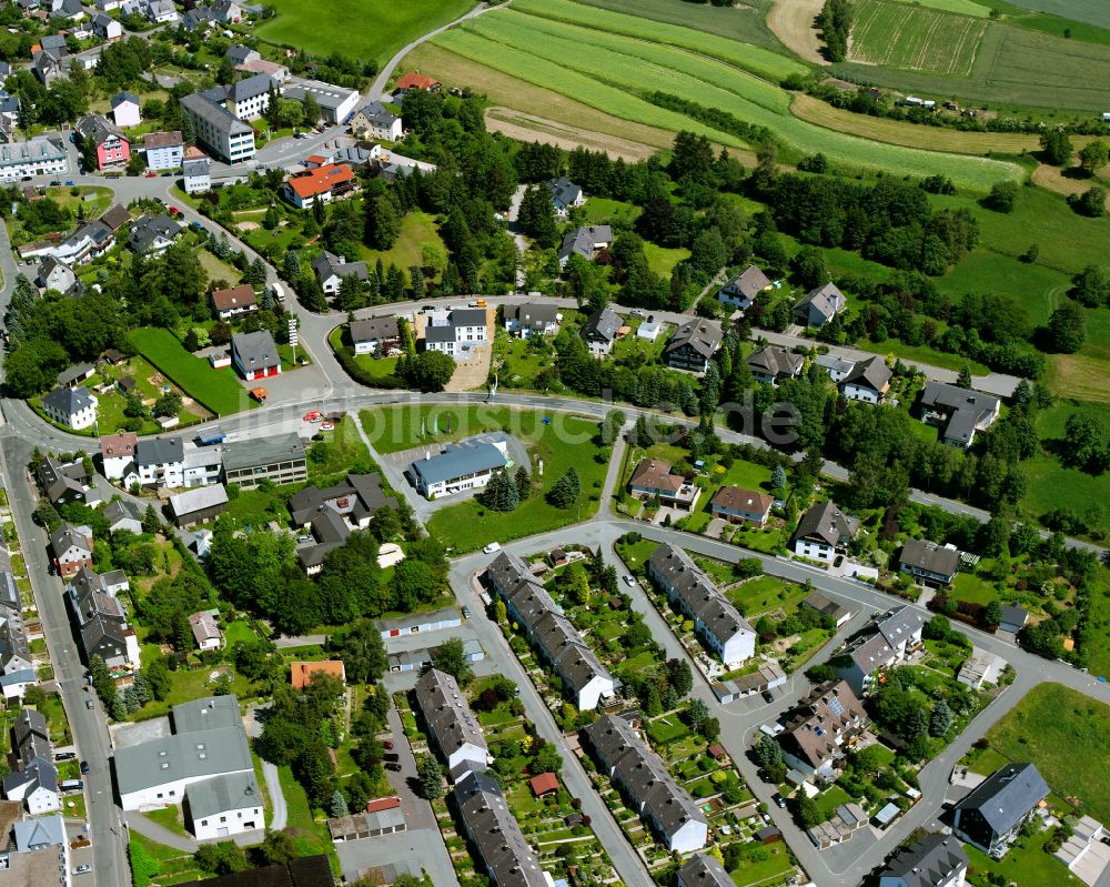 Luftbild Schauenstein - Wohngebiet - Mischbebauung der Mehr- und Einfamilienhaussiedlung in Schauenstein im Bundesland Bayern, Deutschland