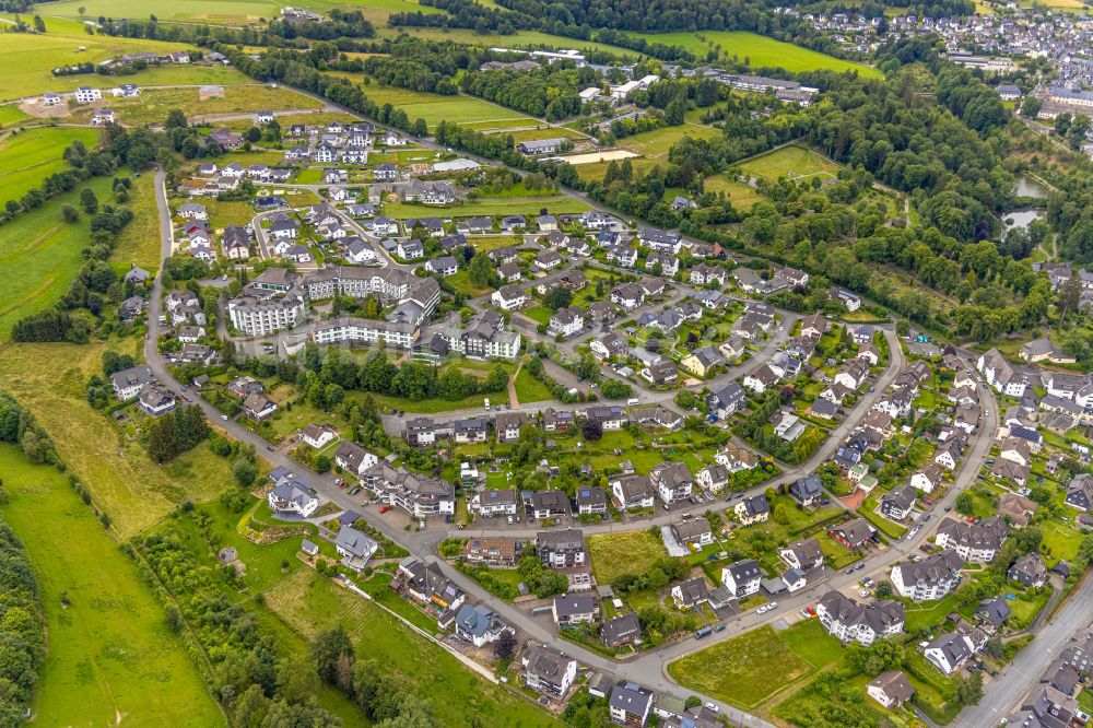 Luftbild Am Stöppelsweg - Wohngebiet - Mischbebauung der Mehr- und Einfamilienhaussiedlung in Am Stöppelsweg im Bundesland Nordrhein-Westfalen, Deutschland