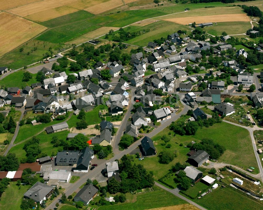 Sulzbach von oben - Wohngebiet - Mischbebauung der Mehr- und Einfamilienhaussiedlung in Sulzbach im Bundesland Rheinland-Pfalz, Deutschland