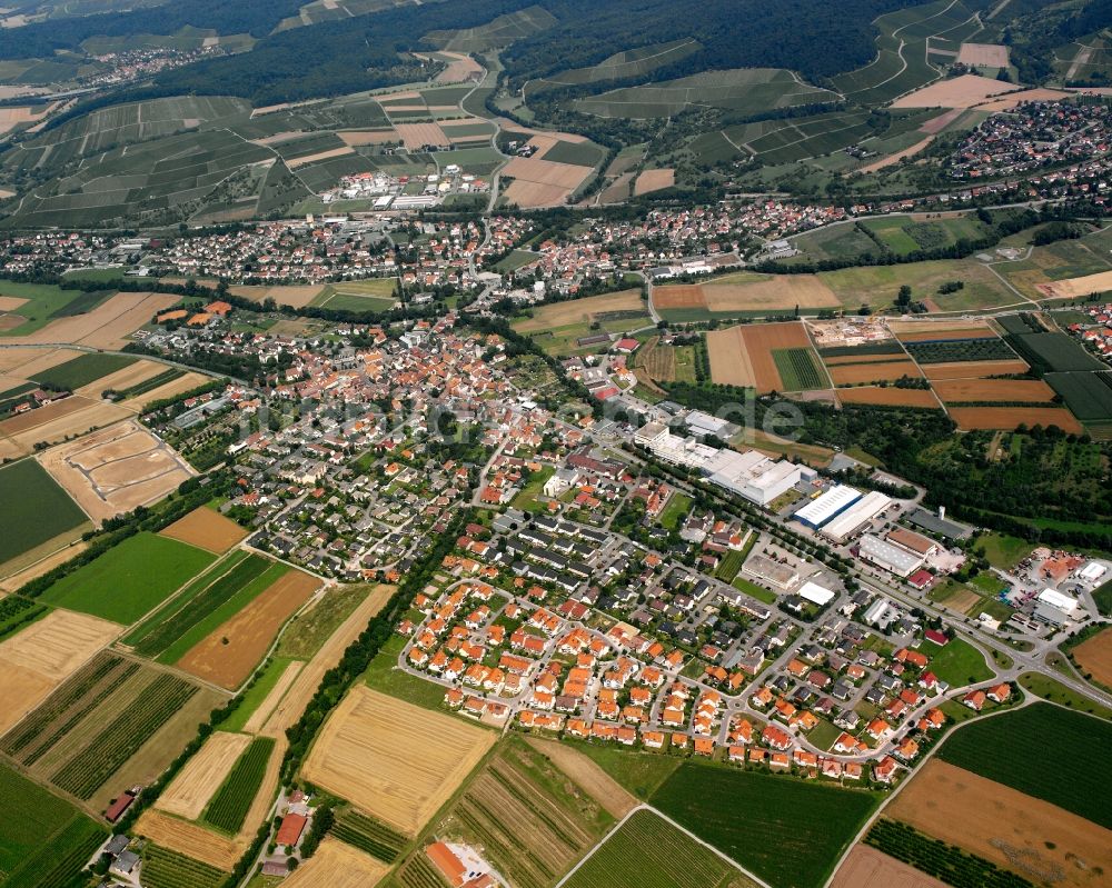 Willsbach aus der Vogelperspektive: Wohngebiet - Mischbebauung der Mehr- und Einfamilienhaussiedlung in Willsbach im Bundesland Baden-Württemberg, Deutschland