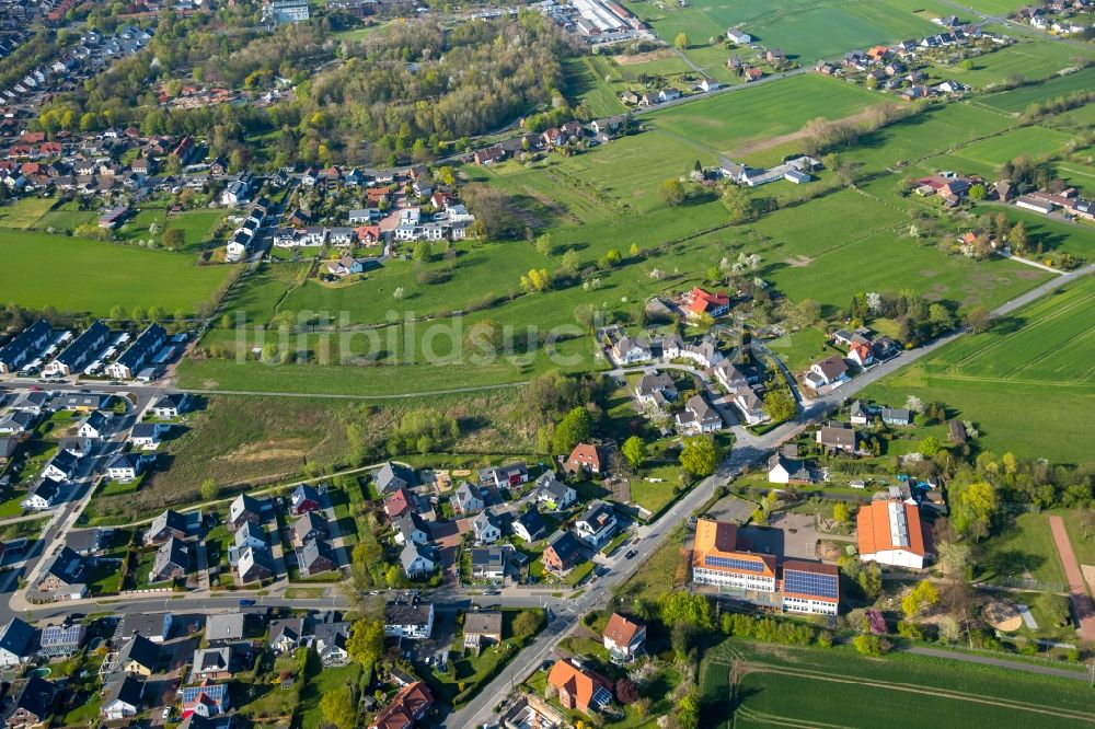 Hamm von oben - Wohngebiet und Neubaugebiet Grüner Winkel mit der Grundschule im Stadtteil Braam-Ostwennemar in Hamm im Bundesland Nordrhein-Westfalen