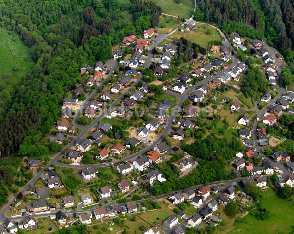 Luftbild Niederfischbach - Wohngebiet im Norden von Niederfischbach im Bundesland Rheinland-Pfalz