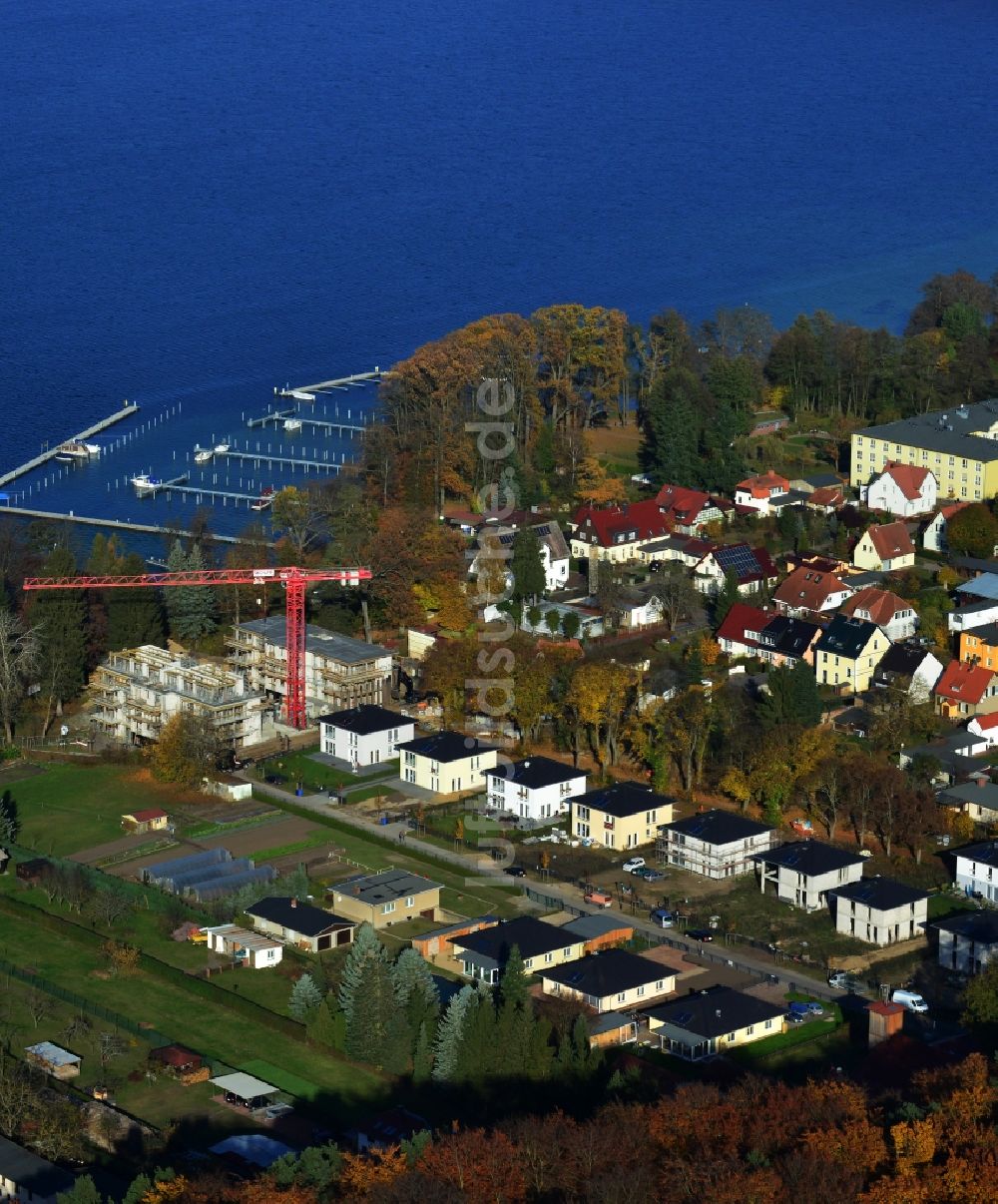 Schorfheide OT Altenhof von oben - Wohngebiet im Ortsteil Altenhof in Schorfheide im Bundesland Brandenburg