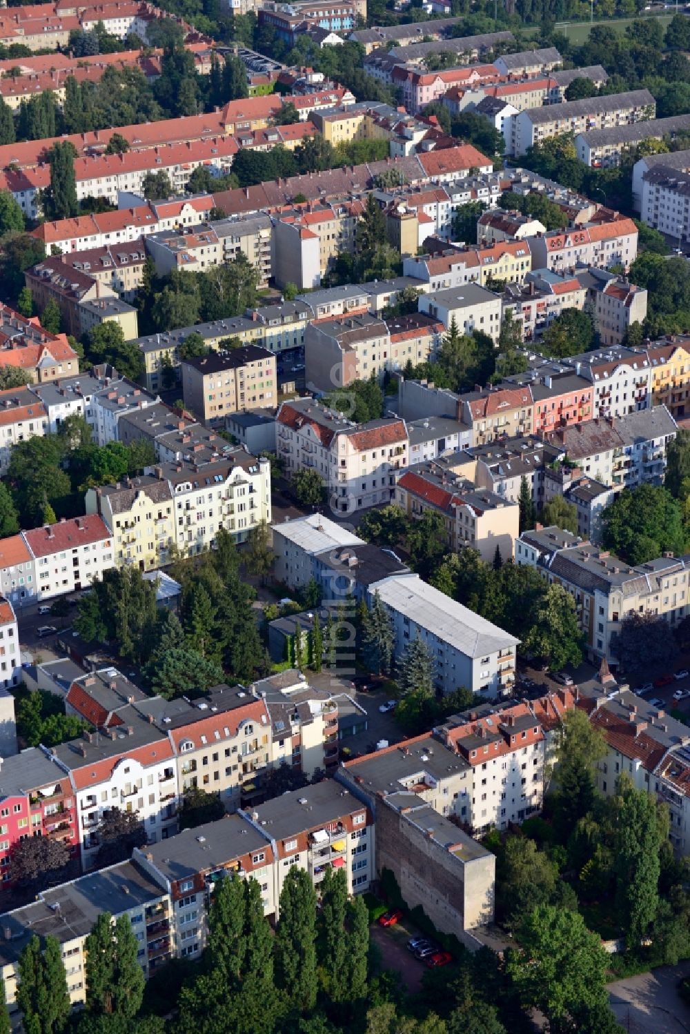 Luftbild Berlin OT Reinickendorf - Wohngebiet im Ortsteil Reinickendorf in Berlin