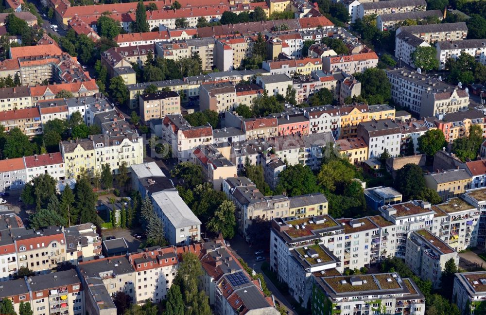 Luftaufnahme Berlin OT Reinickendorf - Wohngebiet im Ortsteil Reinickendorf in Berlin