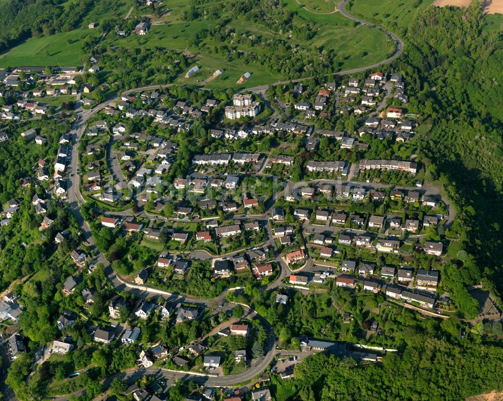 Luftbild Lahnstein - Wohngebiet im Osten von Lahnstein im Bundesland Rheinland-Pfalz