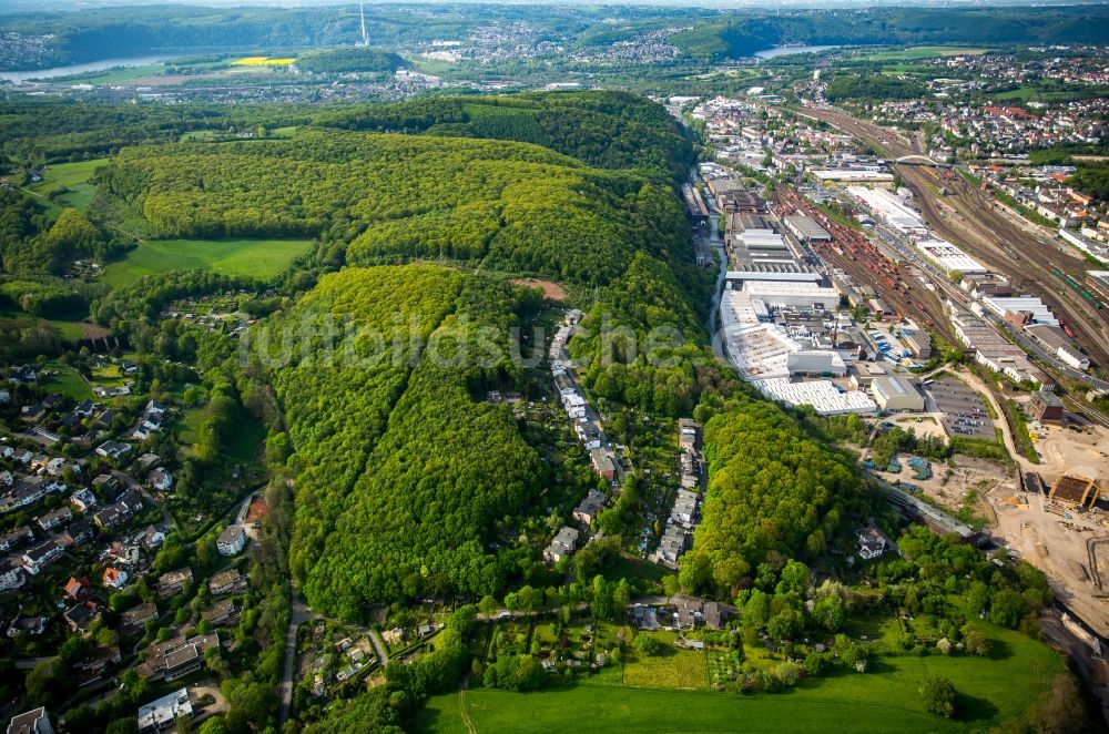 Hagen von oben - Wohngebiet an der Philippshöhe in Hagen im Bundesland Nordrhein-Westfalen