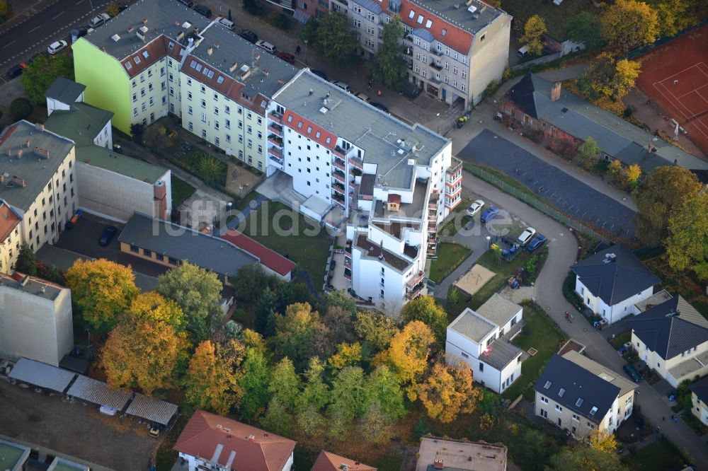 Berlin Pankow aus der Vogelperspektive: Wohngebiet an der Pichelswerderstraße - Wollankstraße in Berlin - Pankow