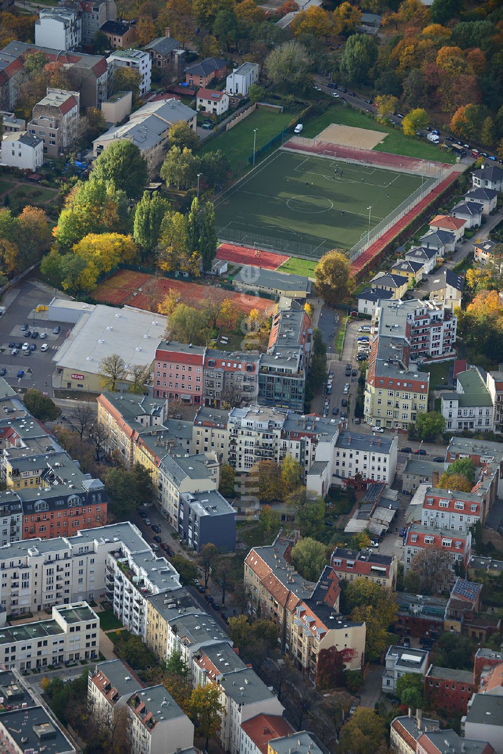 Luftbild Berlin Pankow - Wohngebiet an der Pichelswerderstraße - Wollankstraße in Berlin - Pankow