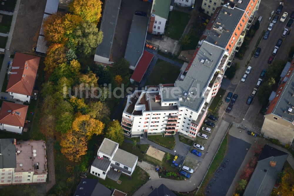 Berlin Pankow von oben - Wohngebiet an der Pichelswerderstraße - Wollankstraße in Berlin - Pankow