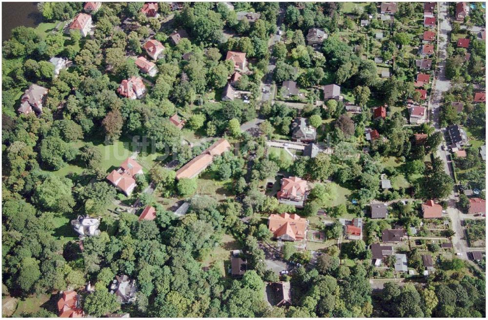 Potsdam Babelsberg aus der Vogelperspektive: Wohngebiet in Potsdam Babelsberg