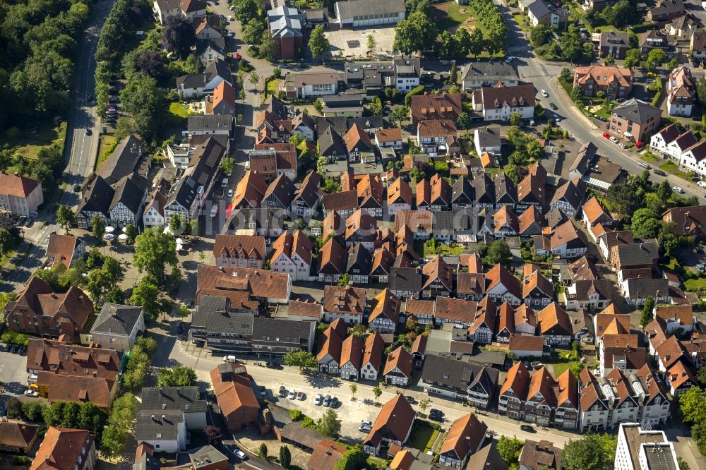 Luftaufnahme Rheda-Wiedenbrück - Wohngebiet in Rheda-Wiedenbrück im Bundesland Nordrhein-Westfalen