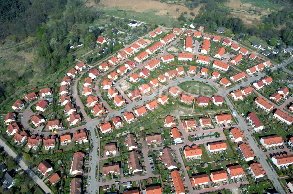 Luftaufnahme SCHILDOW - Wohngebiet Schildower Pfaffenwald der Schildow Wohnungsbau GmbH & Co KG