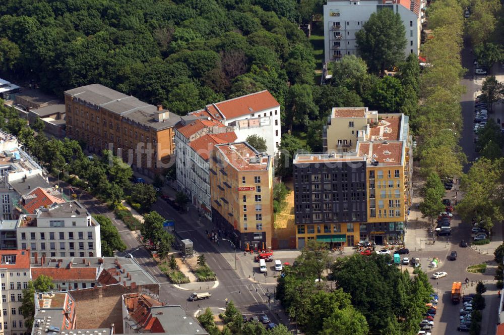 Luftaufnahme Berlin - Wohngebiet Schönhauser Allee