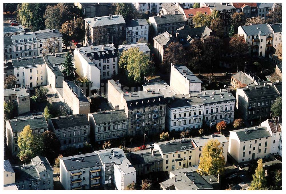 Luftaufnahme Potsdam - Wohngebiet an der Sellostraße 23 a, am Fuße des Parkes Sanssouci in Potsdam