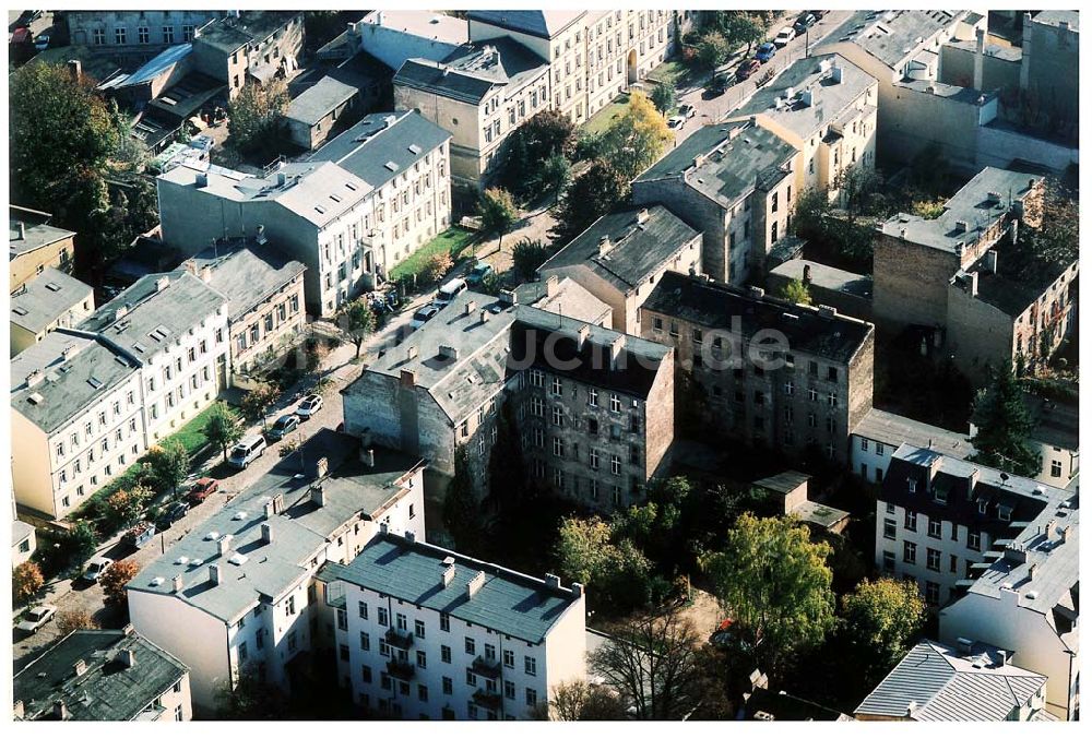 Luftbild Potsdam - Wohngebiet an der Sellostraße 23 a, am Fuße des Parkes Sanssouci in Potsdam