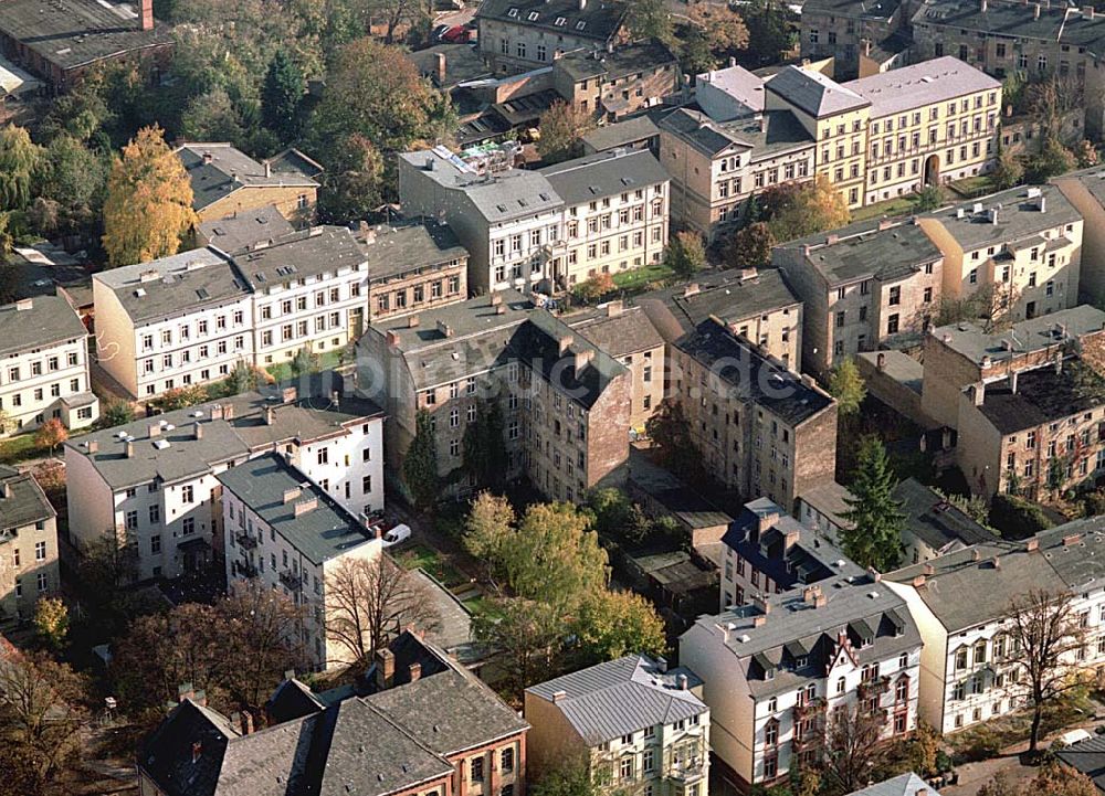 Luftaufnahme Potsdam - Wohngebiet an der Sellostraße 23 a, am Fuße des Parkes Sanssouci in Potsdam