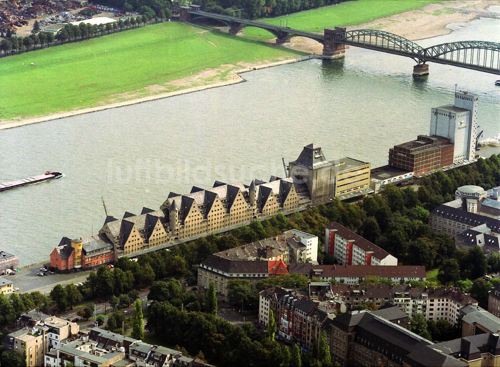 Köln aus der Vogelperspektive: Wohngebiet Siebengebirge Köln Rheinauhafen