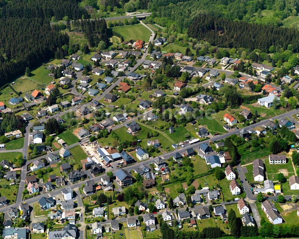 Luftaufnahme Rennerod - Wohngebiet im Stadtgebiet von Rennerod im Bundesland Rheinland-Pfalz