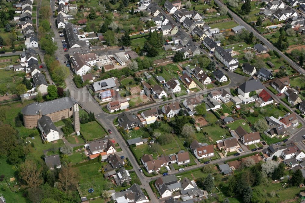 Trier Feyen/Weismark von oben - Wohngebiet im Stadtteil Feyen/Weismark in Trier im Bundesland Rheinland-Pfalz