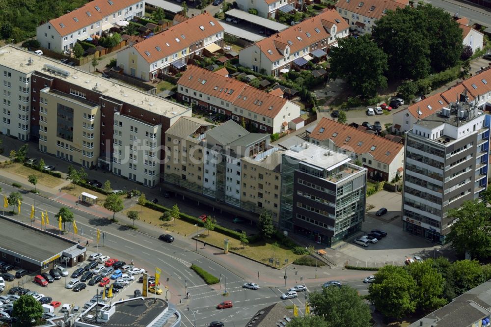 Garbsen von oben - Wohngebiet an der Straße Auf der Horst in Garbsen im Bundesland Niedersachsen