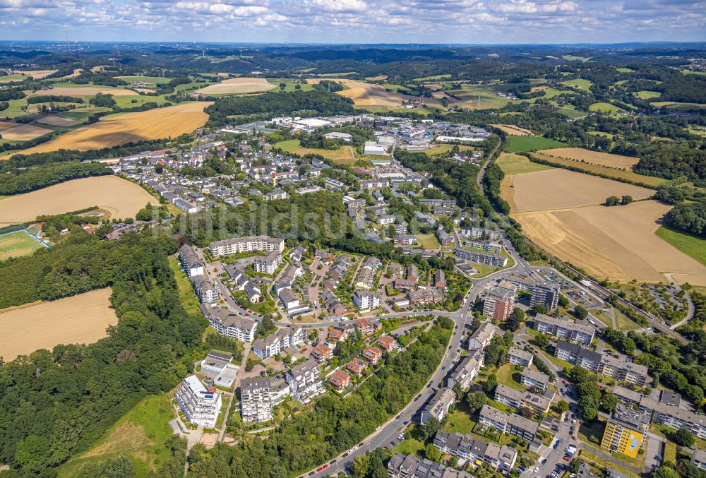 Luftbild Neviges - Wohngebiet am Waldrand in Neviges im Bundesland Nordrhein-Westfalen, Deutschland