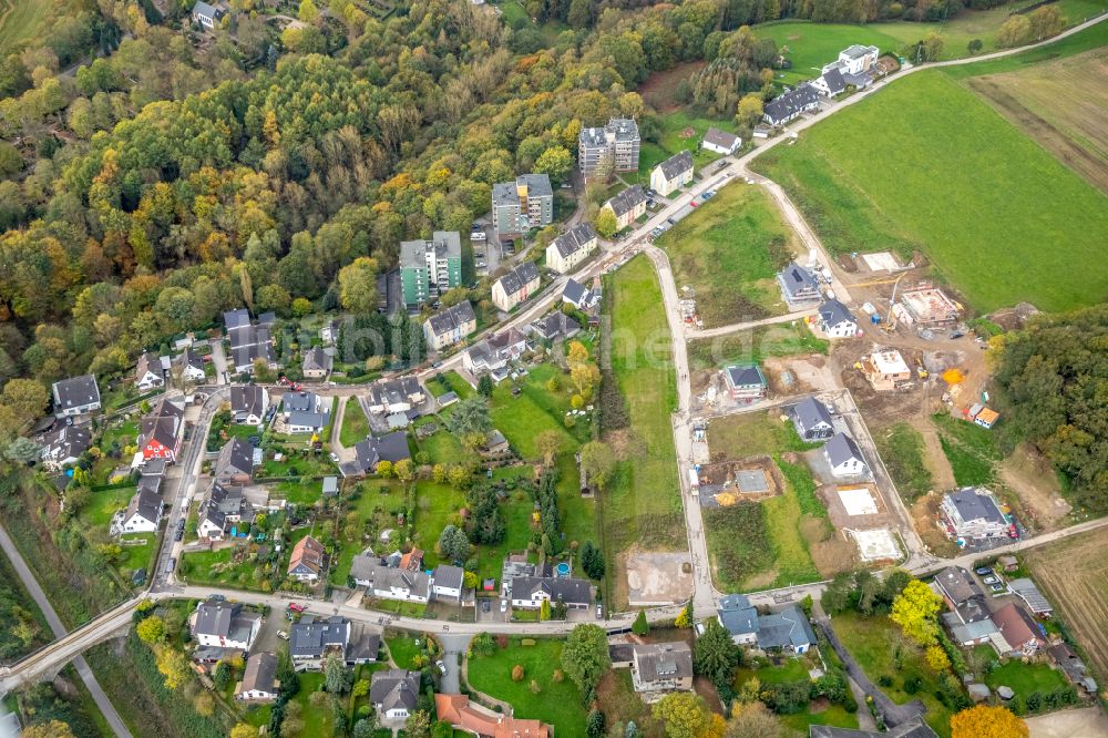 Luftaufnahme Wengern - Wohngebiet am Waldrand in Wengern im Bundesland Nordrhein-Westfalen, Deutschland