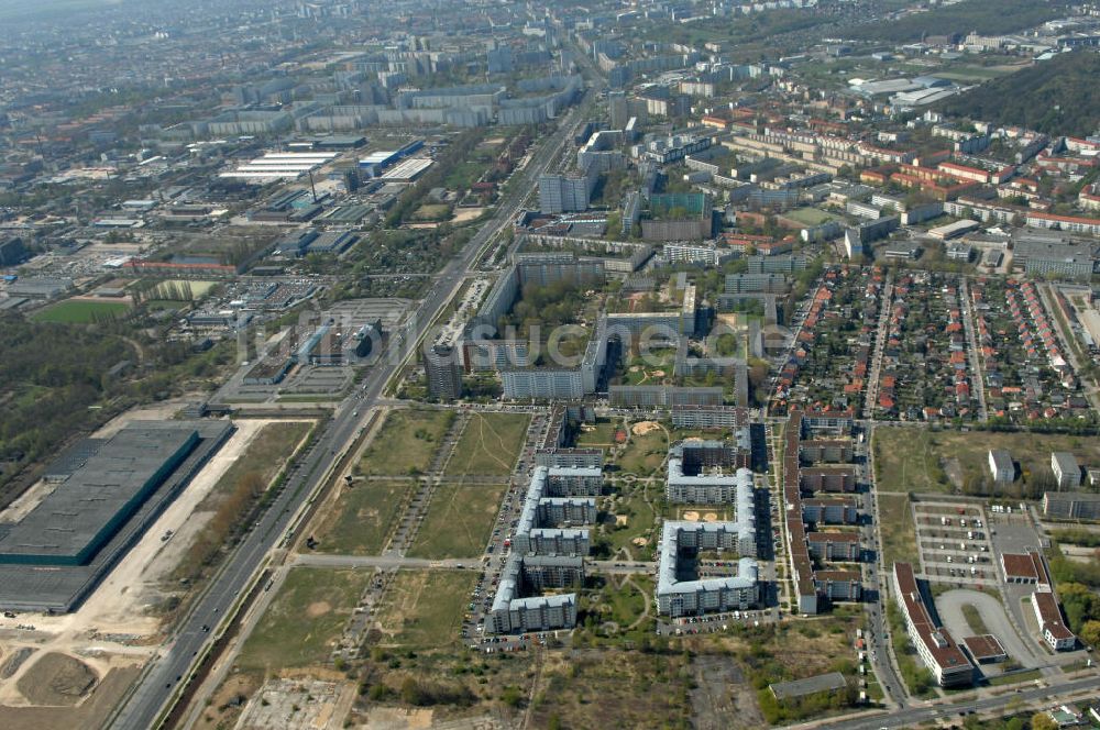 Berlin von oben - Wohngebiet Weiße Taube in Berlin Hohenschönhausen