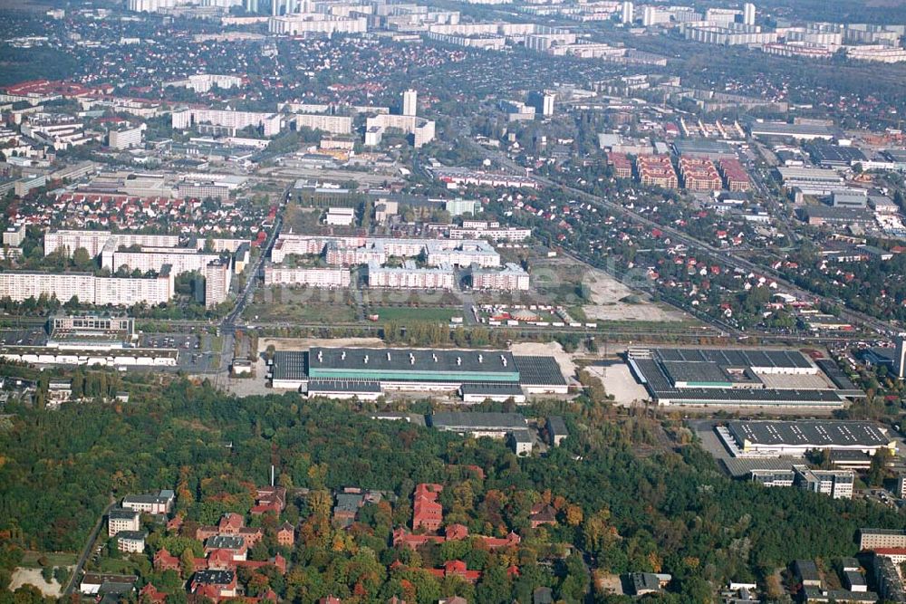 Berlin-Hohenschönhausen von oben - Wohngebiet Weisse Taube Berlin Hohenschönhausen