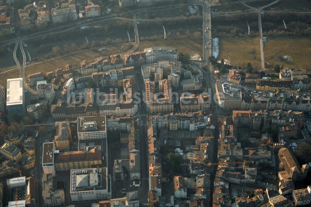 Luftbild Bozen - Wohngebiet von Zentrum-Bozner Boden-Rentschin in Bozen (Bolzano) in Italien