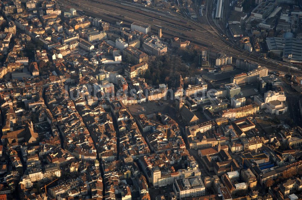 Luftaufnahme Bozen - Wohngebiet von Zentrum-Bozner Boden-Rentschin in Bozen (Bolzano) in Italien