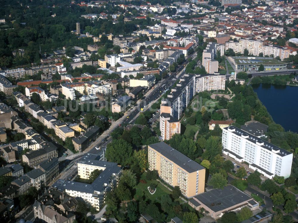 Luftaufnahme Potsdam - Wohngebiet an der Zeppelinstraße in Potsdam