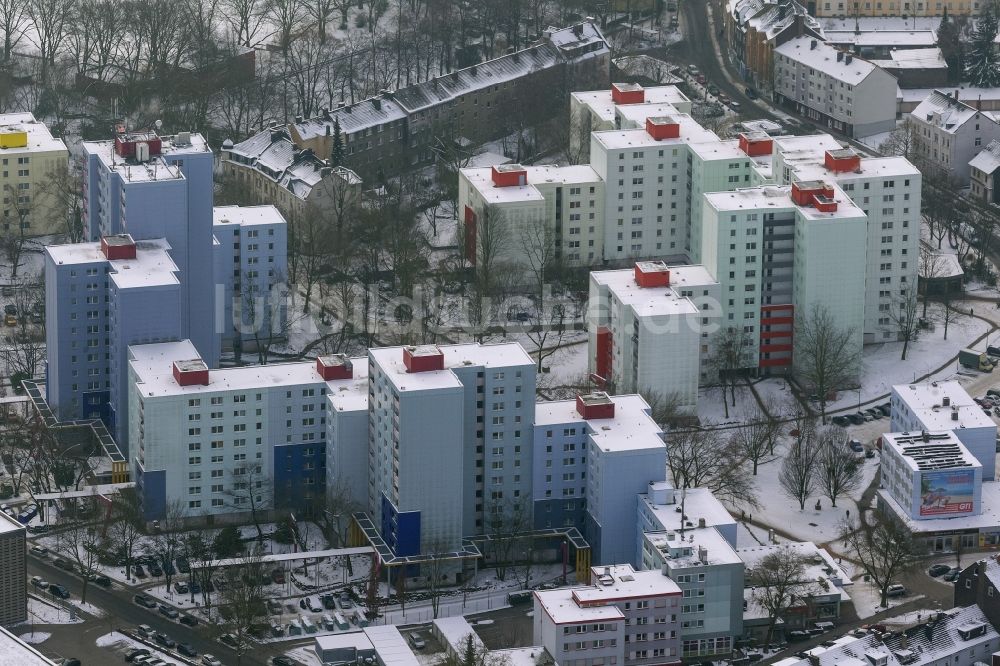 Dortmund von oben - Wohngebiete Clarenberg in Dortmund im Bundesland Nordrhein-Westfalen