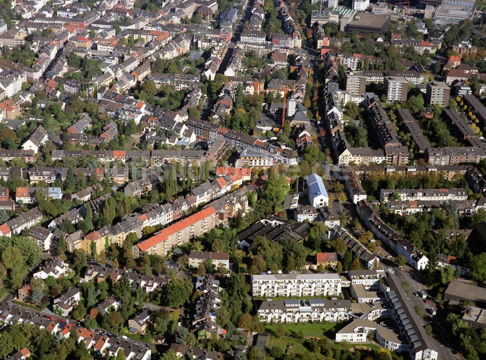 Luftaufnahme Köln - Wohngebiete an der Gleueler Straße in Köln - Lindenthal