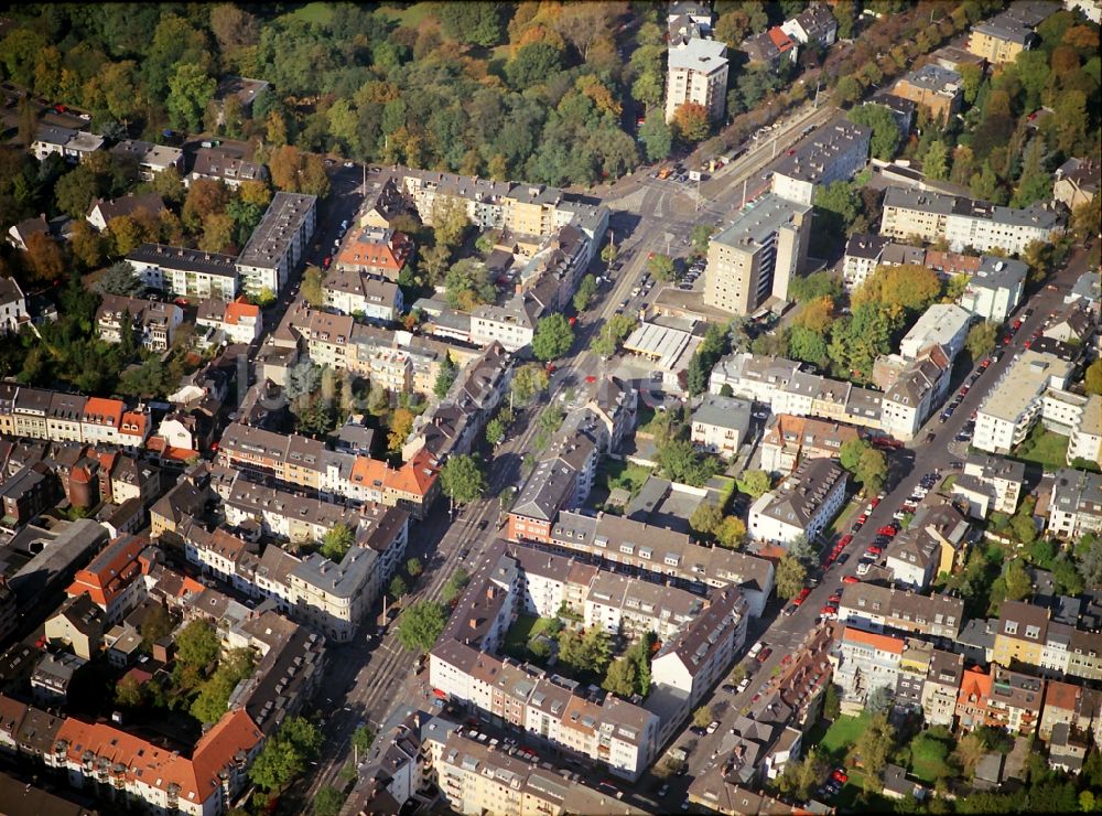 Luftbild Köln - Wohngebiete an der Kirche Sankt Stephan an der Bachemer Straße in Köln im Bundesland Nordrhein-Westfalen