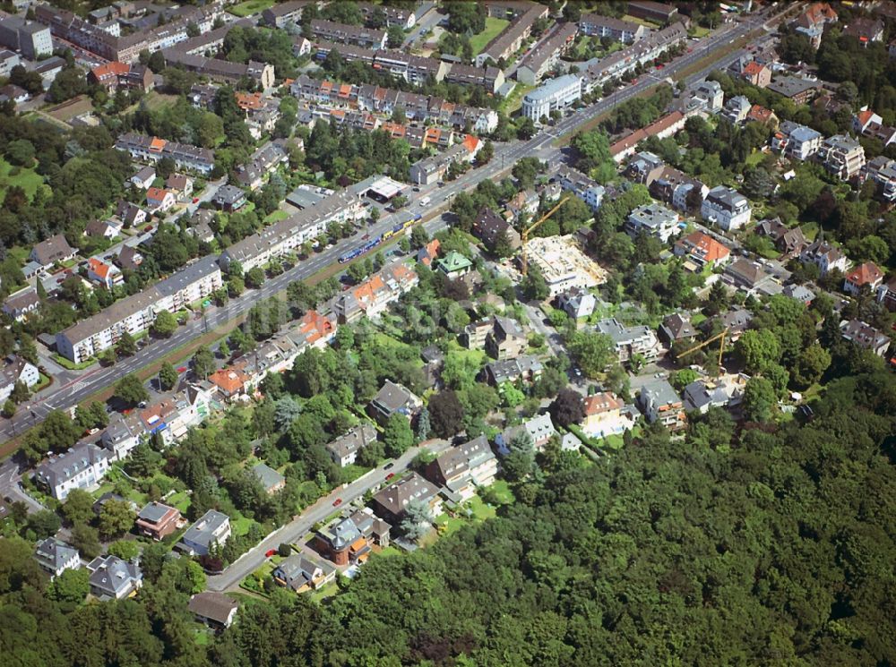 Luftbild Köln - Wohngebiete am Kölner Stadtwald in Köln im Bundesland Nordrhein-Westfalen