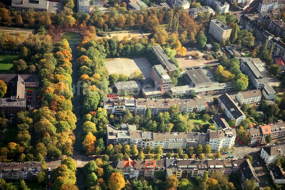 Köln von oben - Wohngebiete an der Klosterstraße in Köln im Bundesland Nordrhein-Westfalen