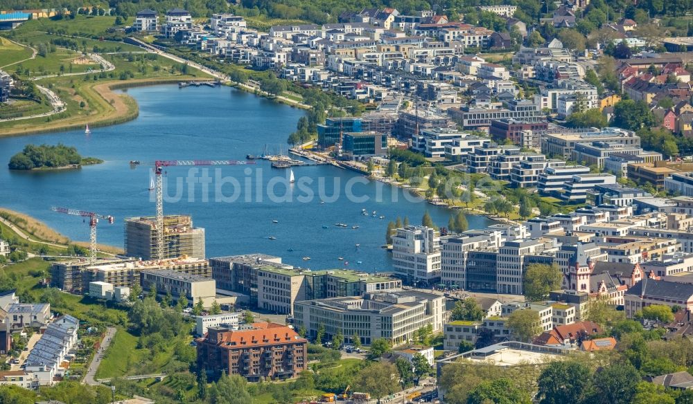 Luftbild Dortmund - Wohngebiete am Phoenix See in Dortmund im Bundesland Nordrhein-Westfalen