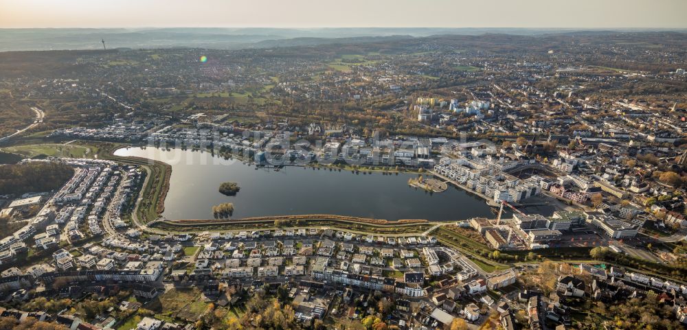 Luftaufnahme Dortmund - Wohngebiete am Phoenix See in Dortmund im Bundesland Nordrhein-Westfalen